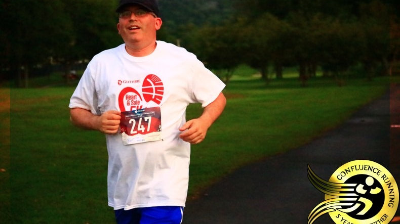 Guthrie Heart and Sole 5k Finisher w running shirt