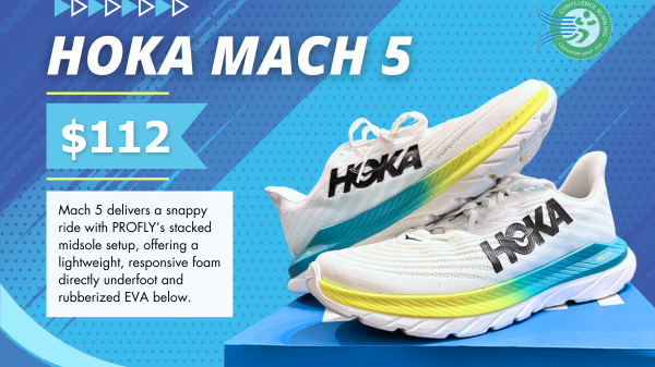 HOKA Mach 5 Discontinued Model on Clearance at Confluence Running