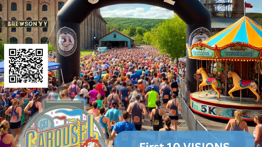 HR Perks and Benefits Visions Federal Credit Union Employees Free Race Entries CFJ Carousel 5k Johnson City New York Binghamton Confluence Running Careers at Visions