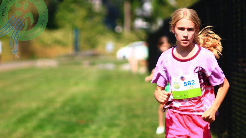 Elementary runners building endurance and confidence at Healthy Kids Running Series.