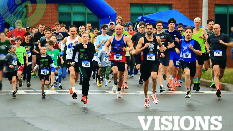 Running of the Bears 5k Starting Line 5k Road Race Vestal High School
