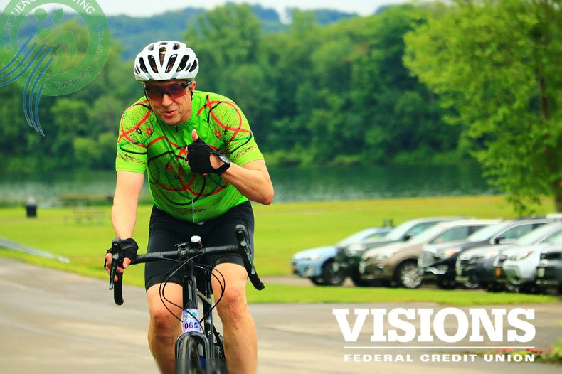 Visions FCU Federal Credit Union 2023 Broome County Parks Triathlon  800m Swim, 12 mile Bike, 5k Run Dorchester Park  June 24th, 2023  Whitney Point, NY  Broome County New York  