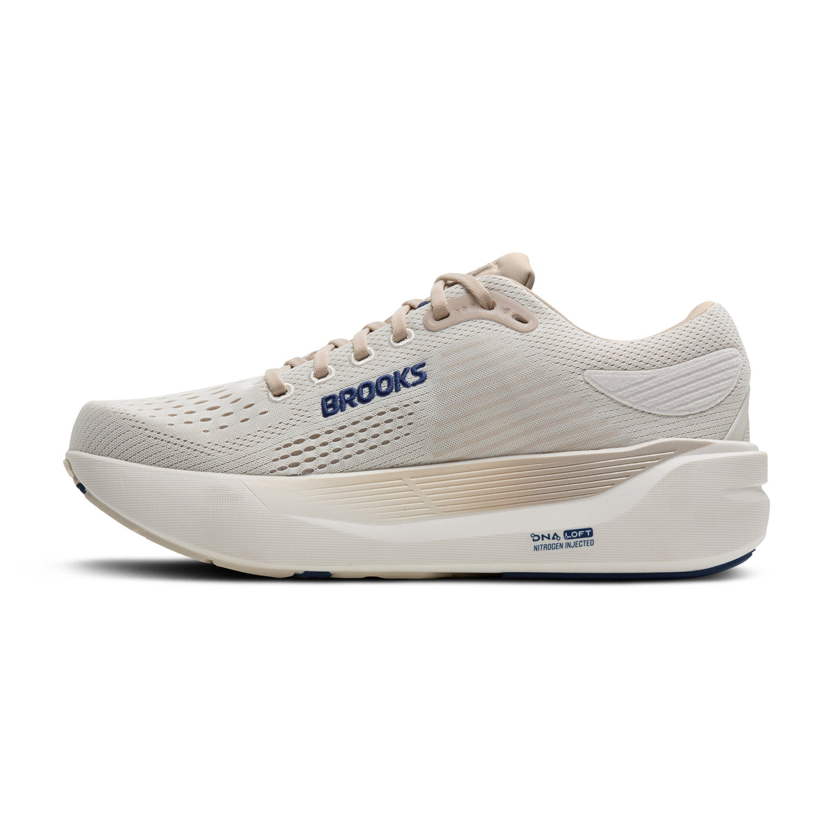 Men's Brooks Ghost Max 3 Coconut/Chateau/Navy medial view