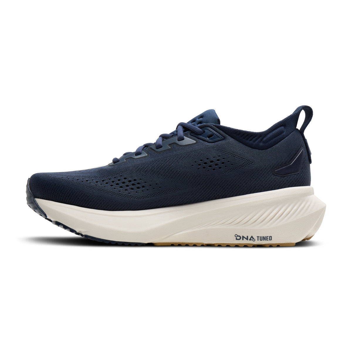 Brooks Glycerin 23 men's running shoe in Blue/Spellbound/Starfish, medial view (image 3).