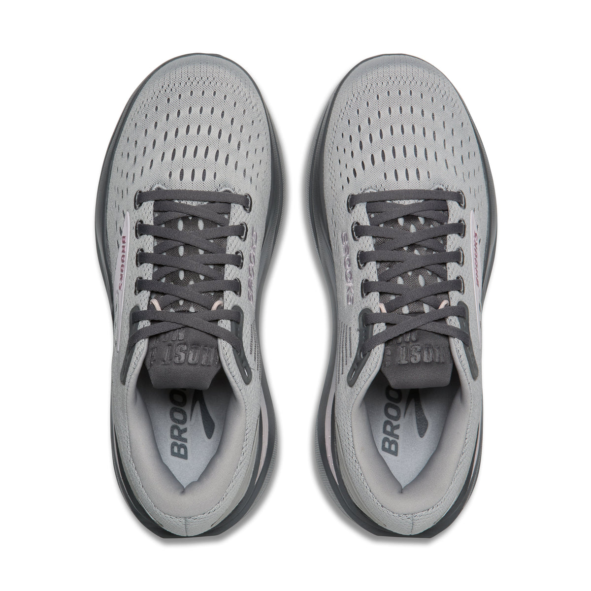 Women's Brooks Ghost Max 3 Harbor Mist/Poppy Seed/Pink top view