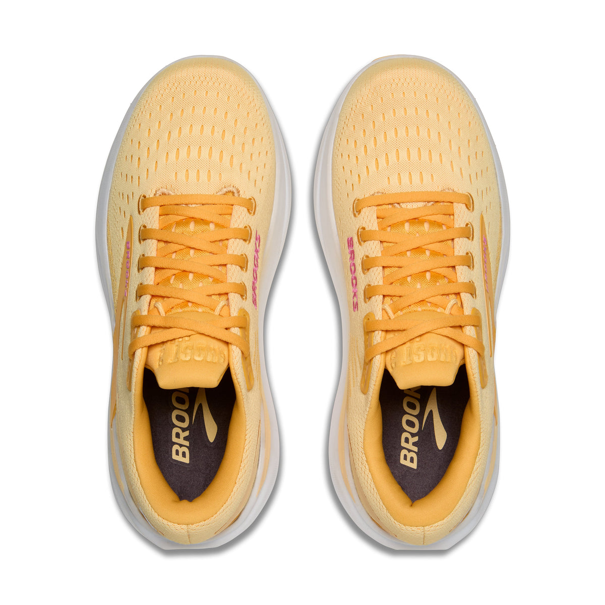 Women's Brooks Ghost Max 3 Apricot/Apricot/Super Pink top view
