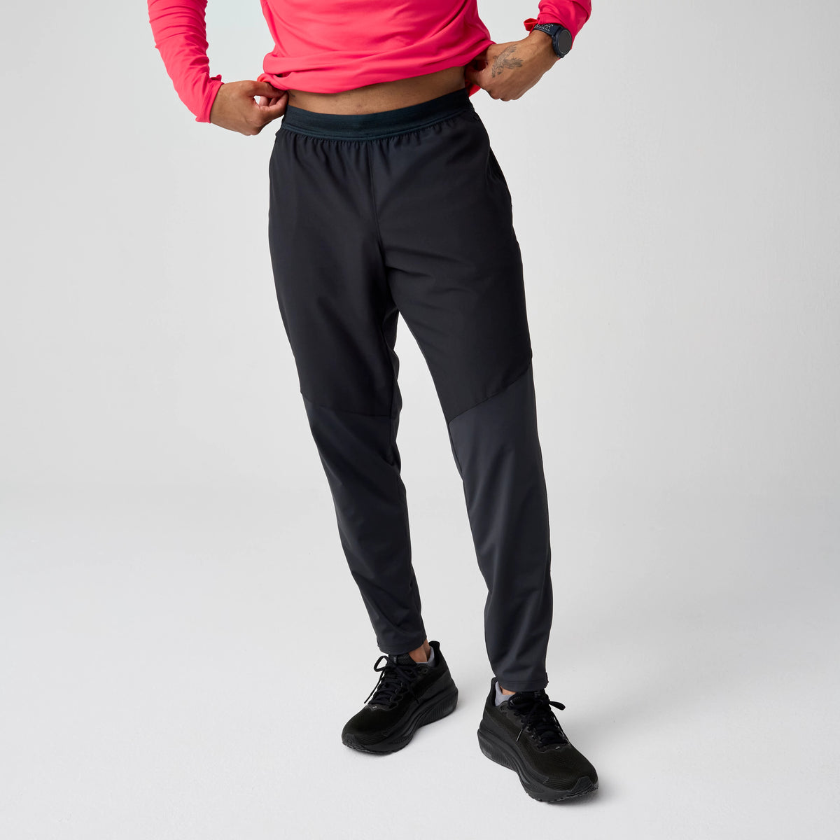 Men's Brooks Dash Pants. Black.
