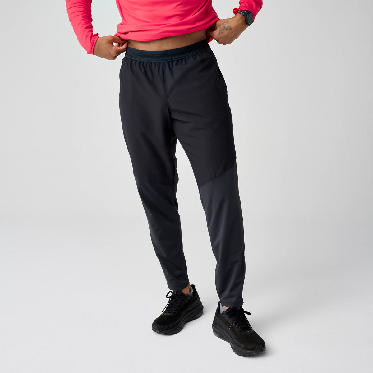 Men's Brooks Dash Pants. Black.
