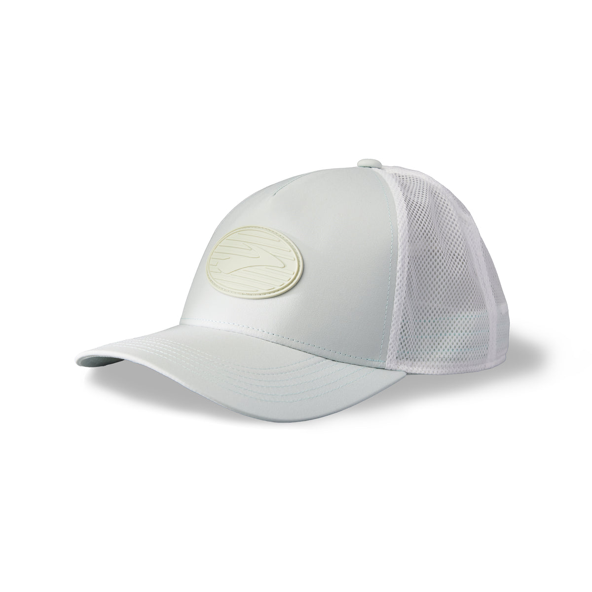 Brooks Surge Trucker Hat. White.