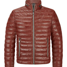 Milestone | Cortino Leather Puffer Jacket | Men's