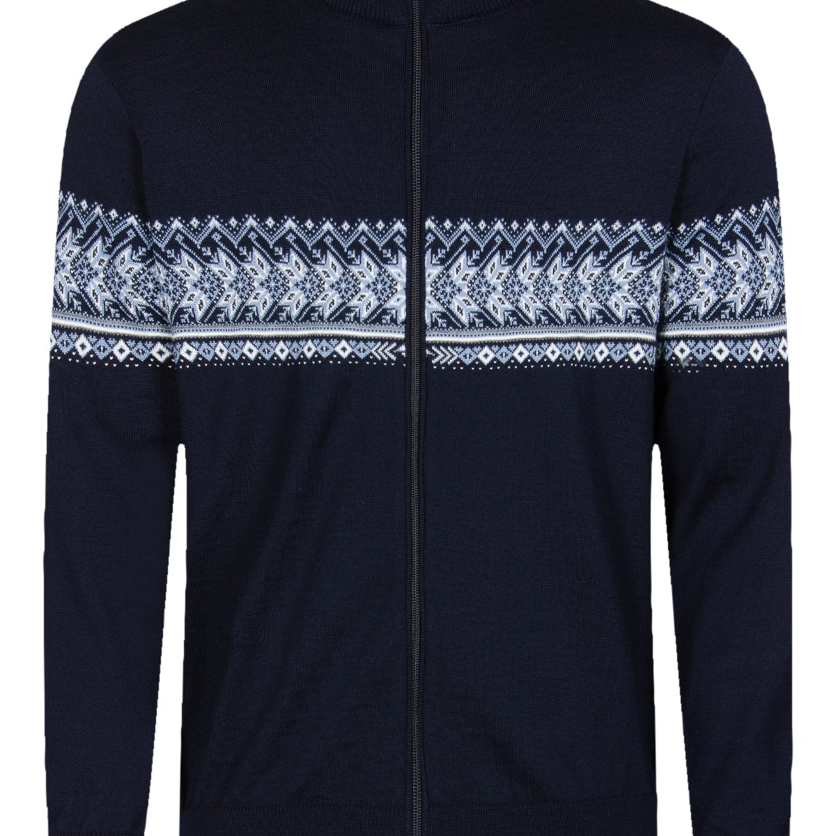 Dale of Norway Hovden Jacket, men’s, Navy/Off White/Blue Shadow – front product view