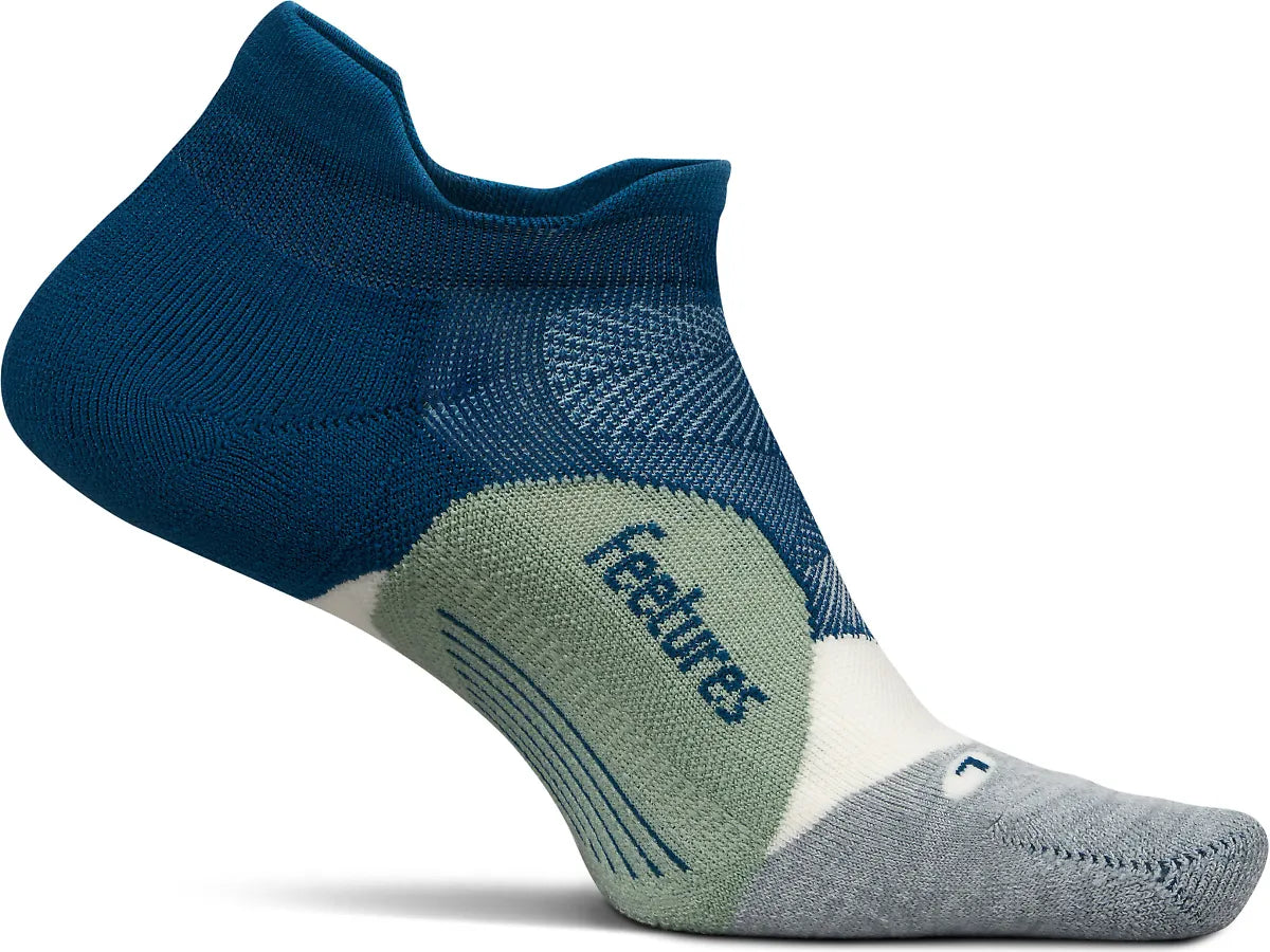 Feetures! Elite Light Cushion No Show Tab — Midnight Woods