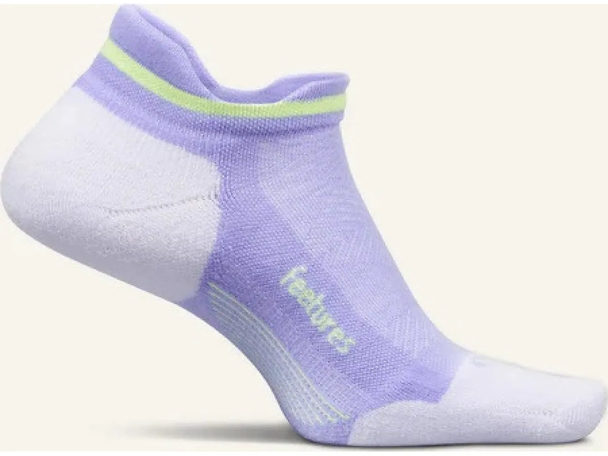 Feetures! Elite Max Cushion No Show Tab — Lavender Rush