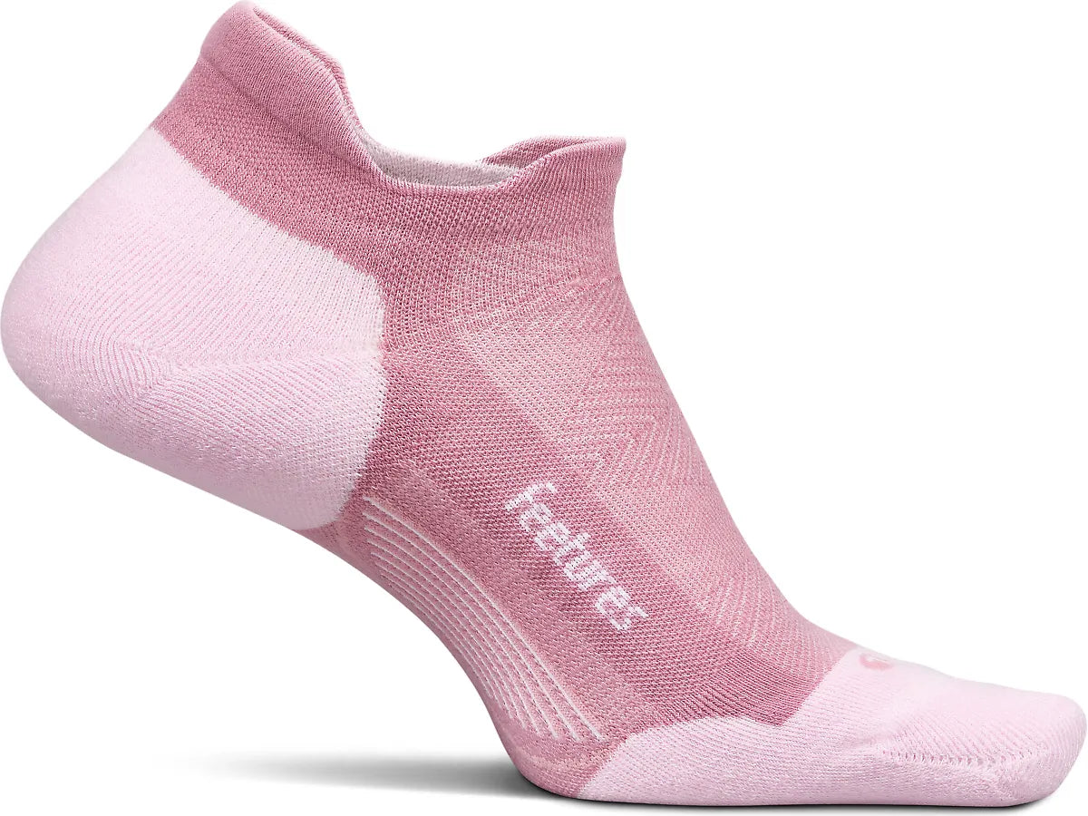 Feetures! Elite Max Cushion No Show Tab — Pink Orchard