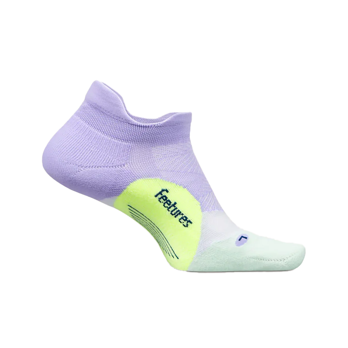 Feetures! Elite Ultra Light Cushion No Show Tab — Lavender Rush