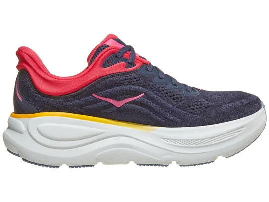 Women's HOKA Bondi 9 in Varsity Navy/Nautical Dusk — medial view.