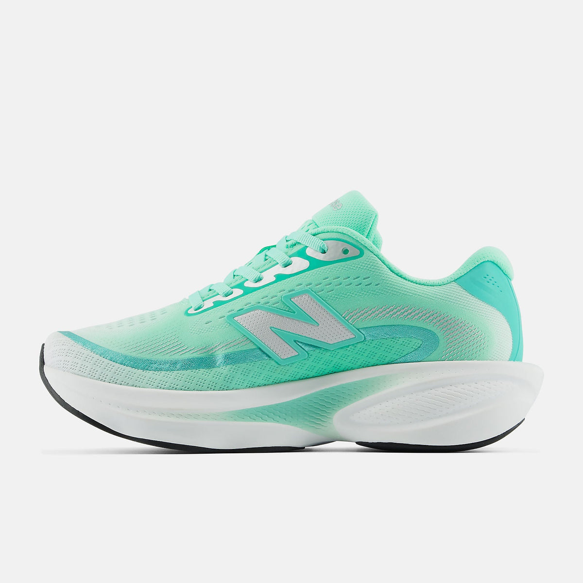 Women's New Balance Fresh Foam X Ellipse v1 in Bright Mint, medial view