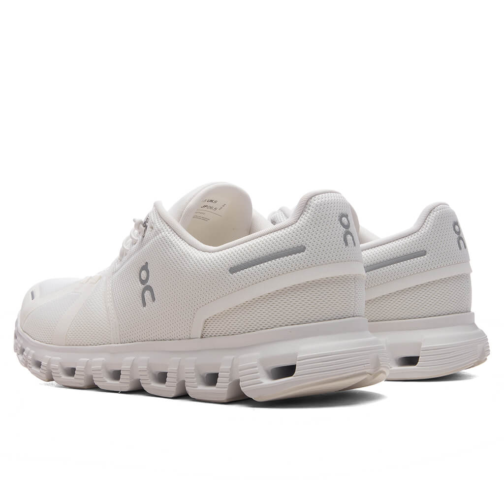 Men's On Cloud 6 in White/White, product view 3