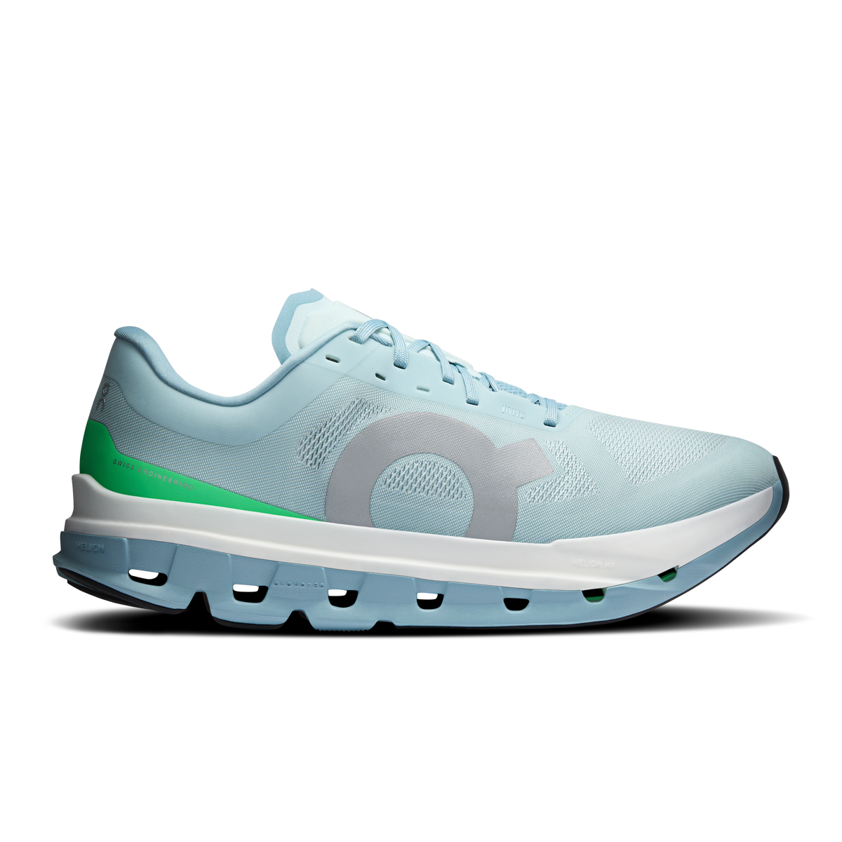 On Cloudflow 5 in Flurry/Wash men's running shoe lateral view