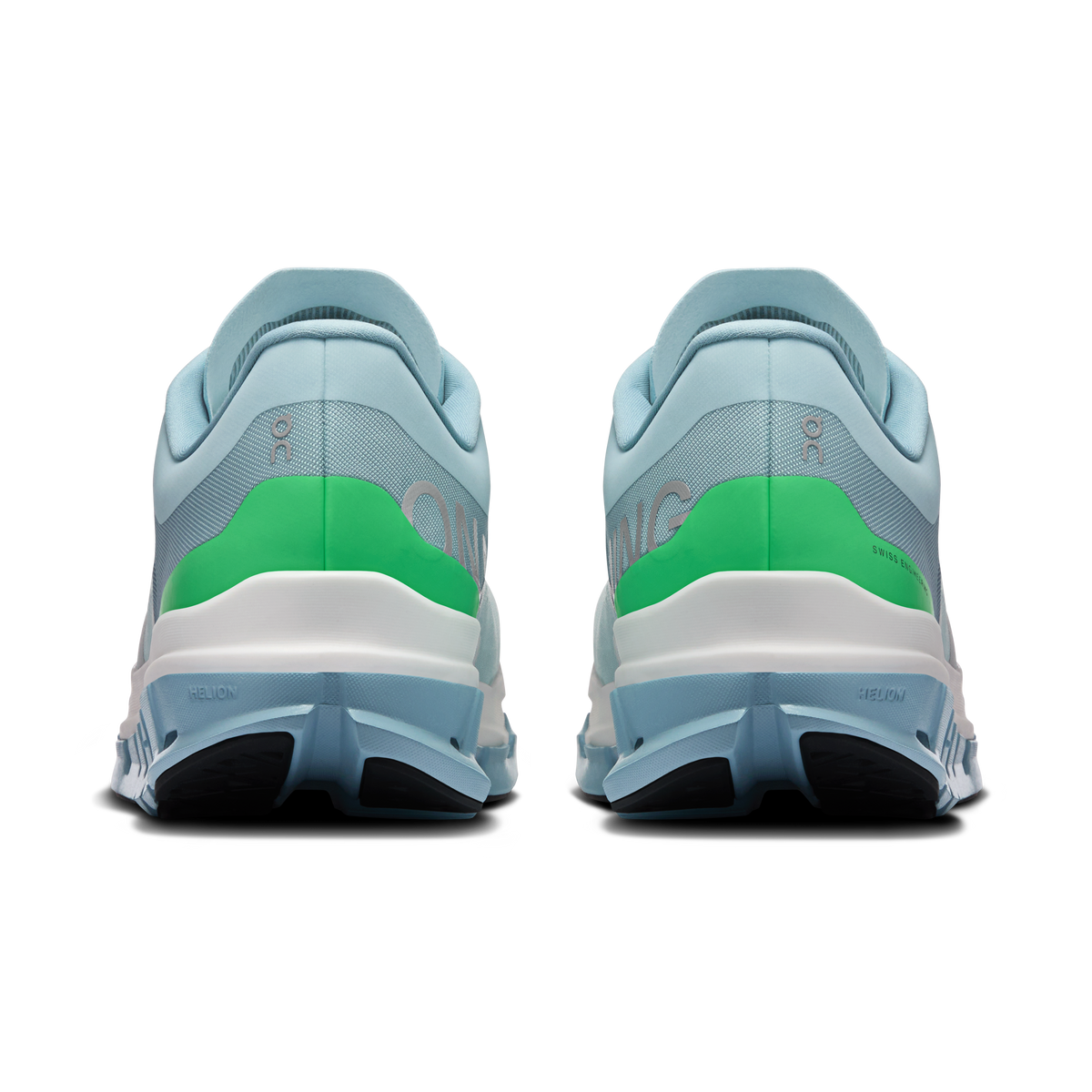On Cloudflow 5 in Flurry/Wash men's running shoe rear view