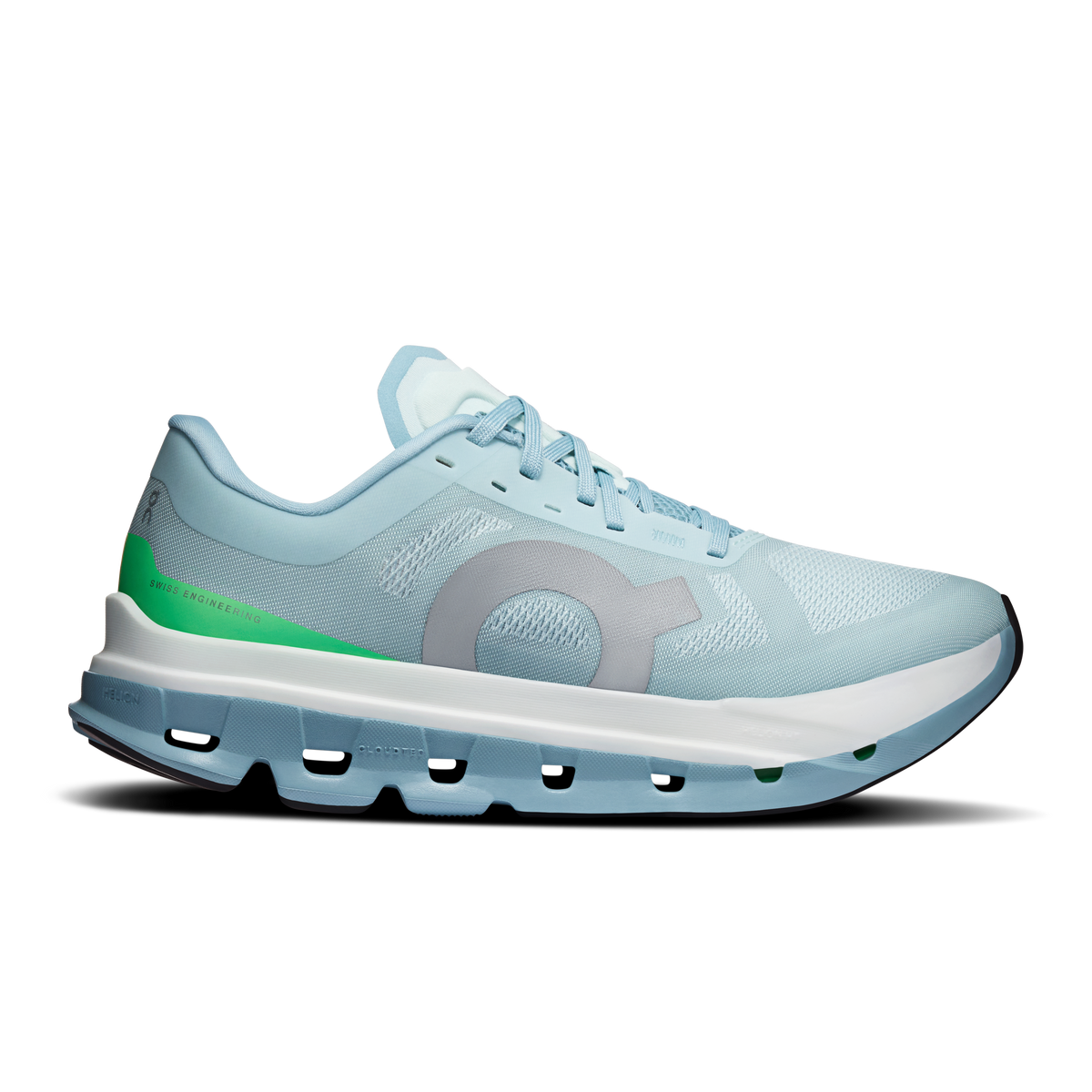 On Cloudflow 5 in Flurry/Wash women's running shoe lateral view