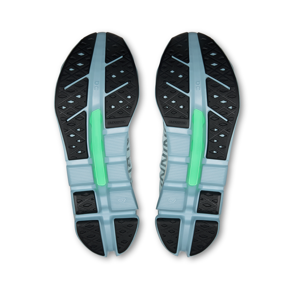On Cloudflow 5 in Flurry/Wash women's running shoe top view
