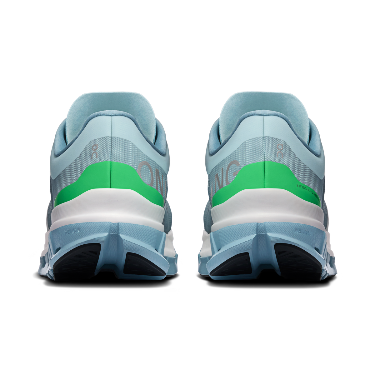 On Cloudflow 5 in Flurry/Wash women's running shoe rear view
