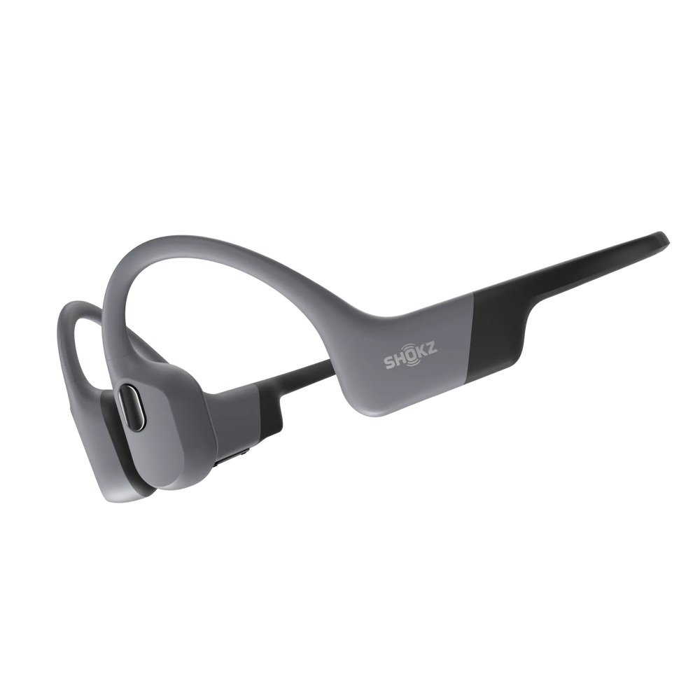 Shokz OpenSwim Pro waterproof bone conduction headphones in Grey, alternate product view 2