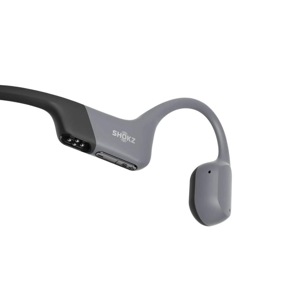 Shokz OpenSwim Pro waterproof bone conduction headphones in Grey, alternate product view 3