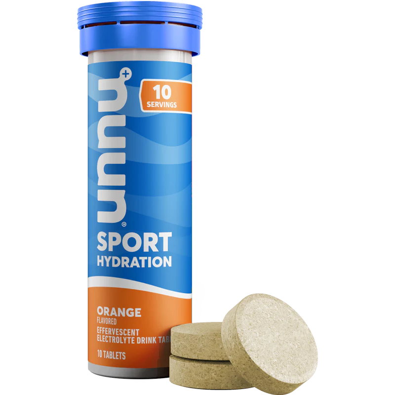 nuun sport single tube. Orange.