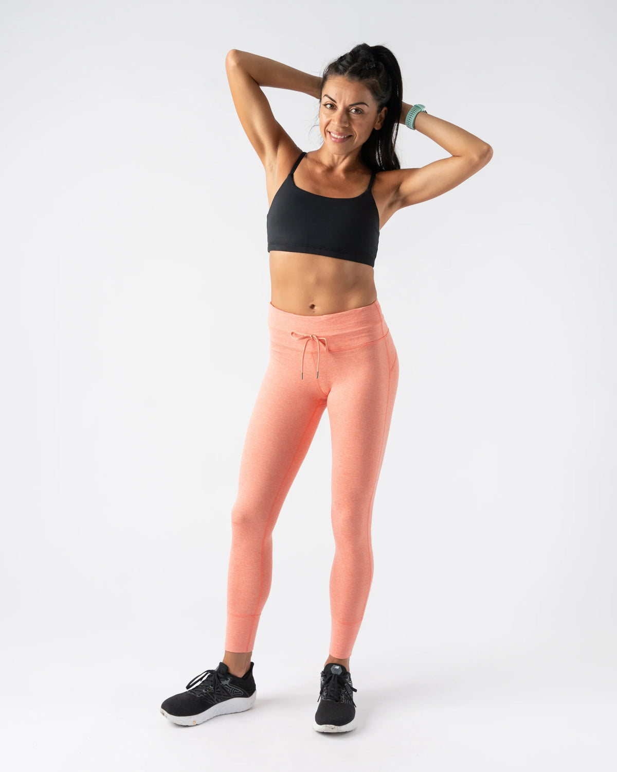 Women's rabbit EZ Tights in Coral Quartz