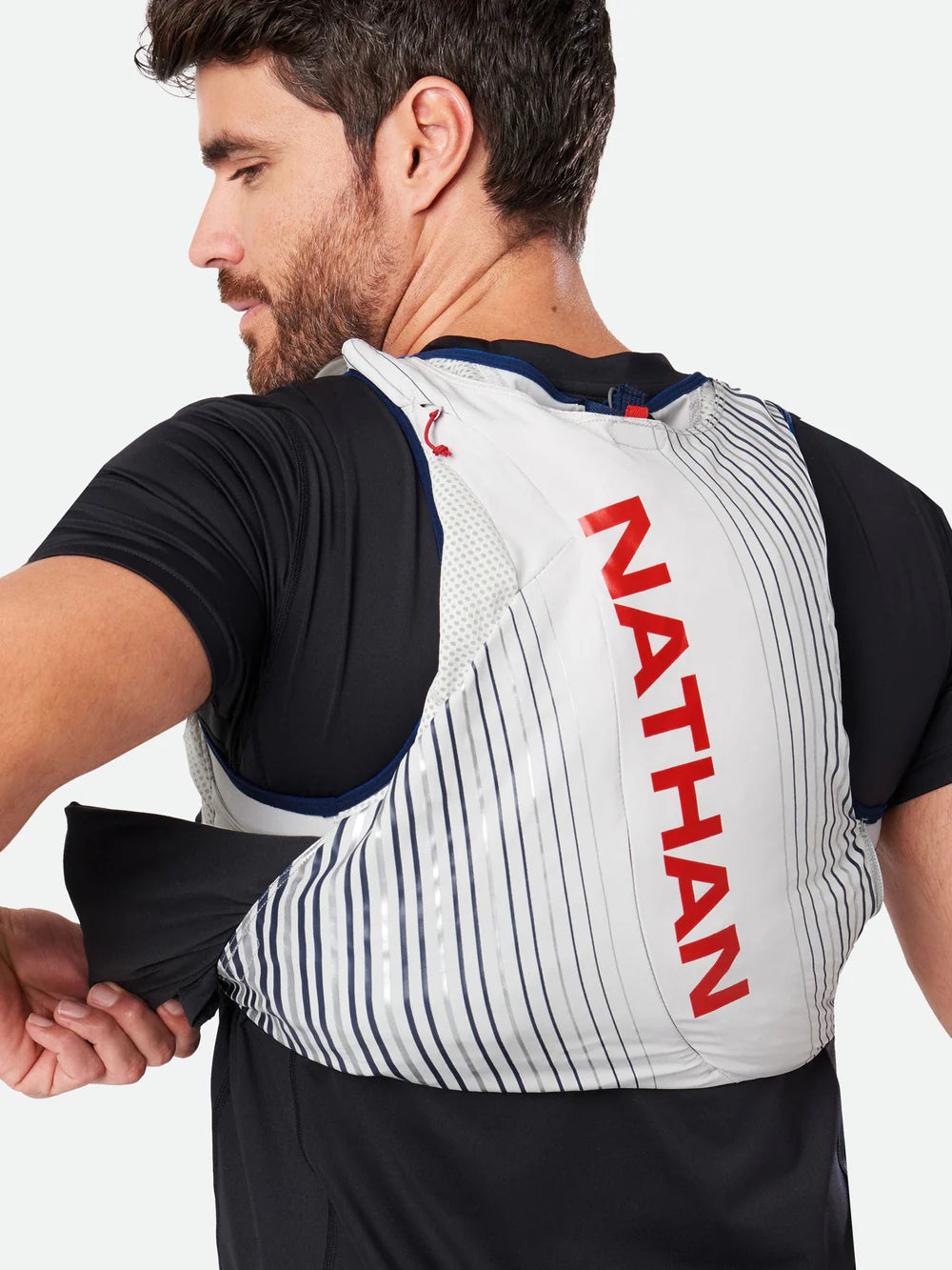 Nathan Pinnacle 12L Hydration Vest. Grey.
