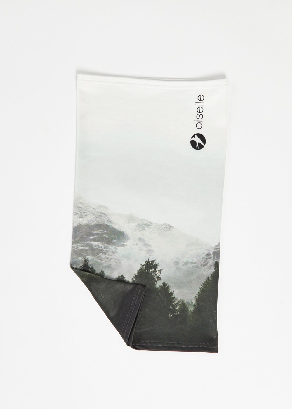 Women's Oiselle Fleece Gaiter in Foggy Woods.