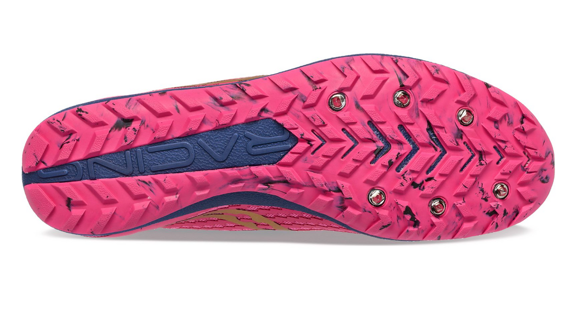 Men's Saucony Havok XC 3. Prospect Quartz. Outsole view.