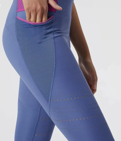 Women's New Balance Q SPEED Shape Shield Tight in Night Sky, alternate view