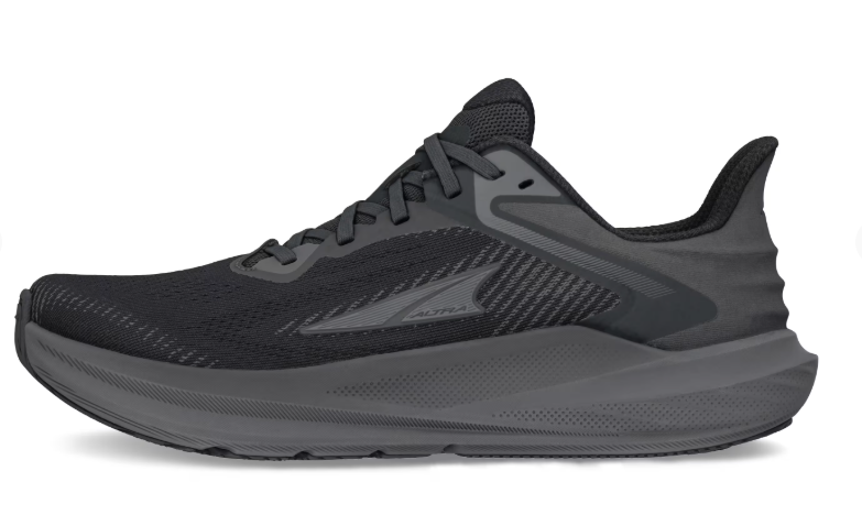 Women's Altra Torin 8 in Black, alternate lateral view.