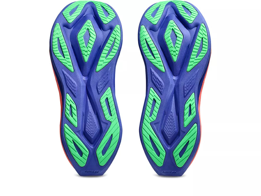 Unisex ASICS Superblast 3 Cobalt Burst/Light Orange outsole view