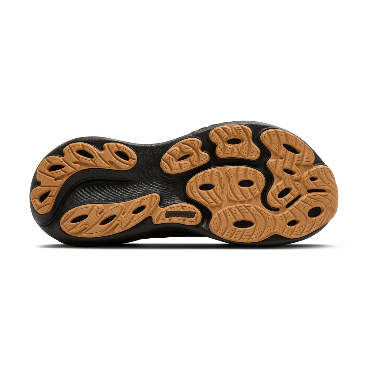 Men's Brooks Adrenaline GTS 25 in Black/Biscuit – angle view