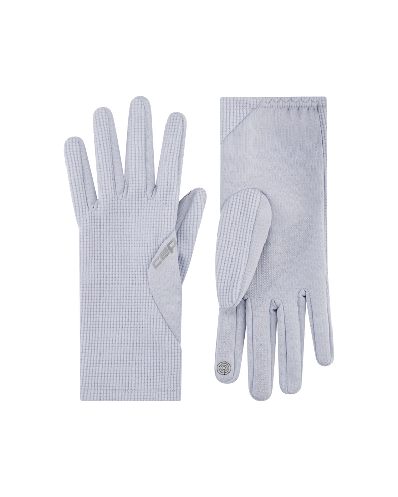 CEP Core Run Thermal Gloves. Light Blue.