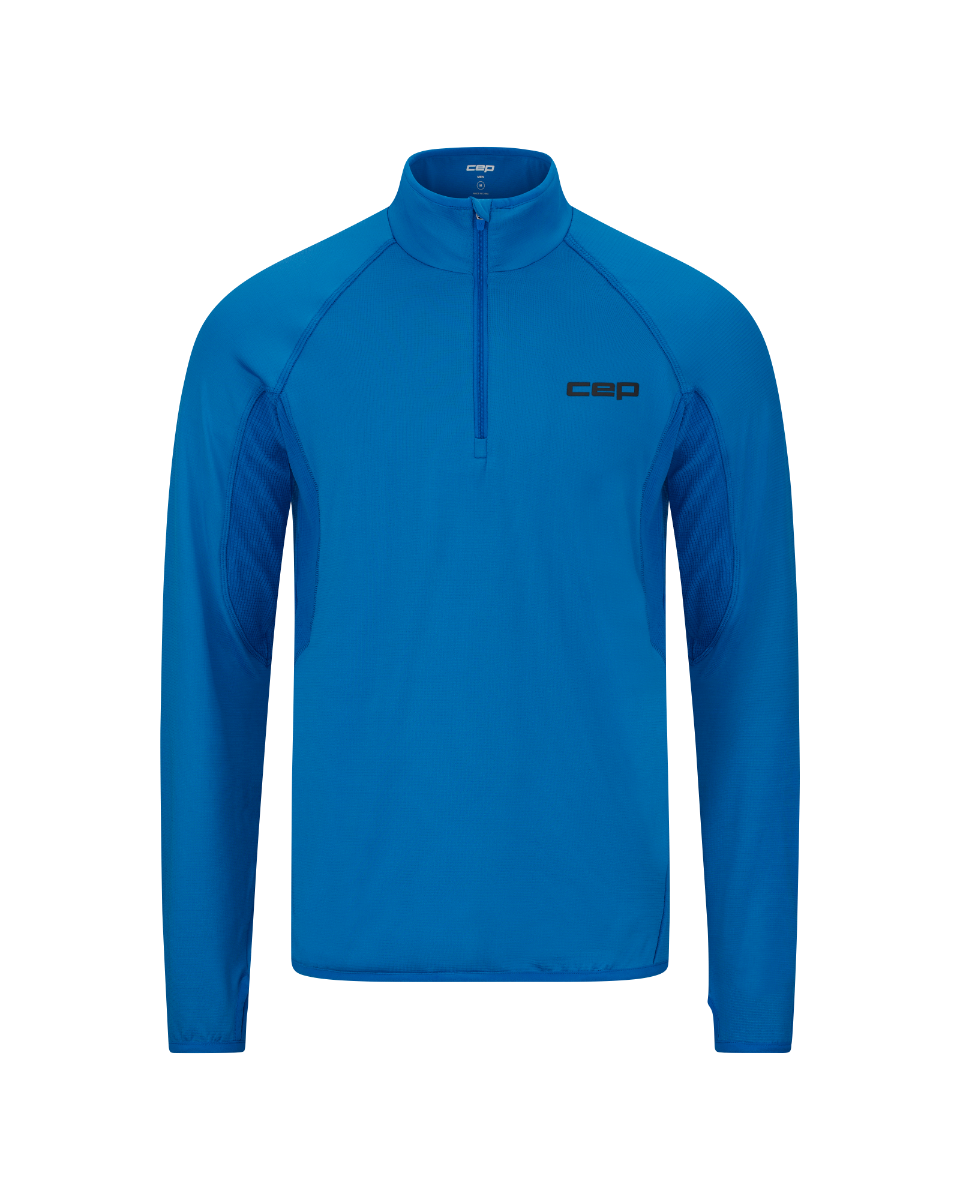 CEP Core Run Thermal Zip Long Sleeve Men's Blue product image