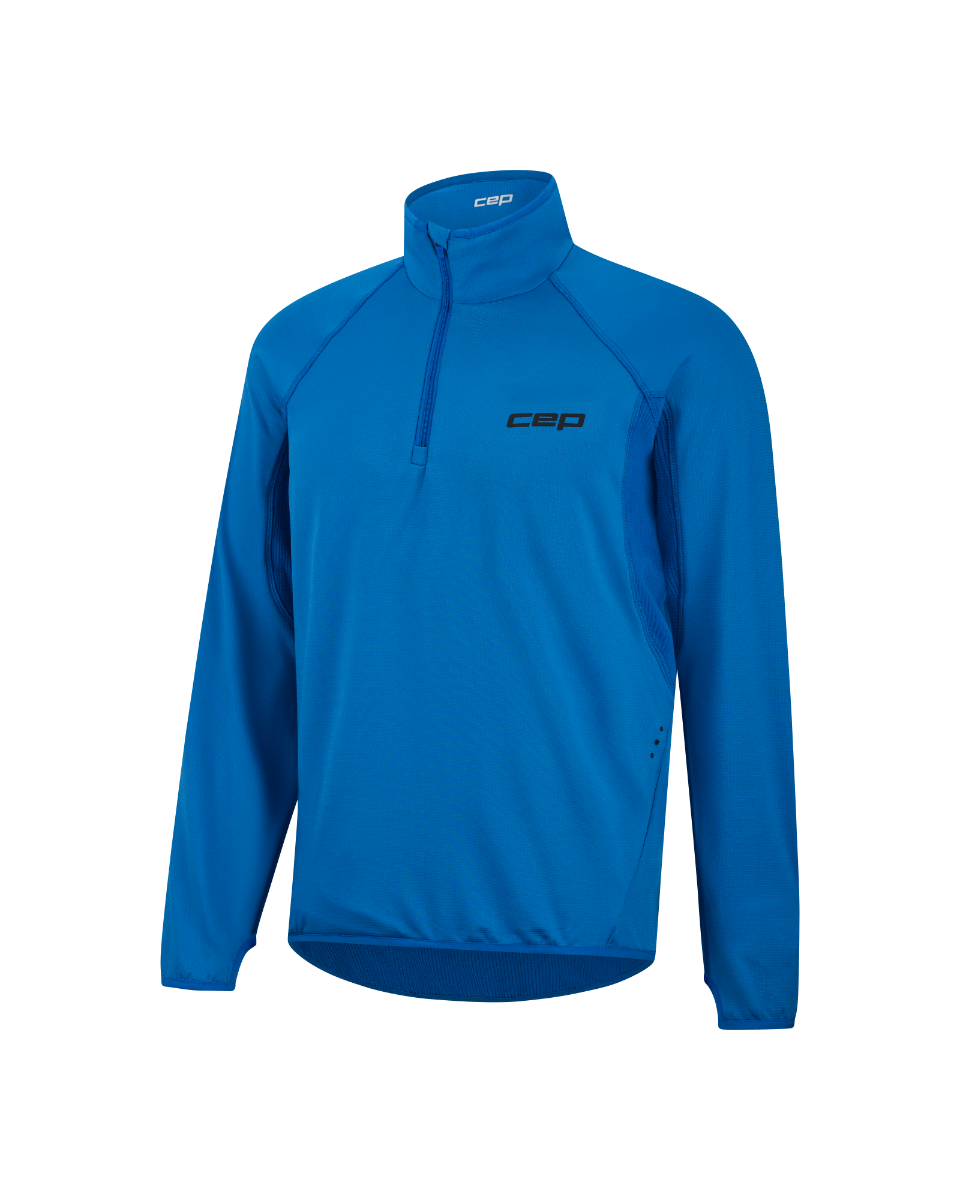 CEP Core Run Thermal Zip Long Sleeve Men's Blue product image