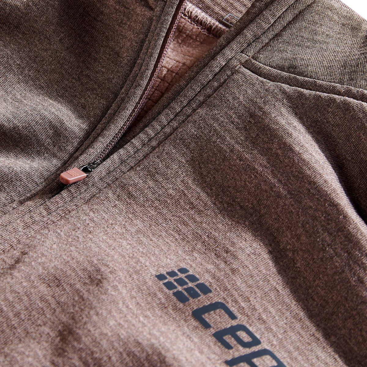 CEP Women's Cold Weather Quarter Zip Brown