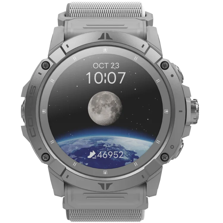 COROS VERTIX 2S GPS adventure watch in Moon front view