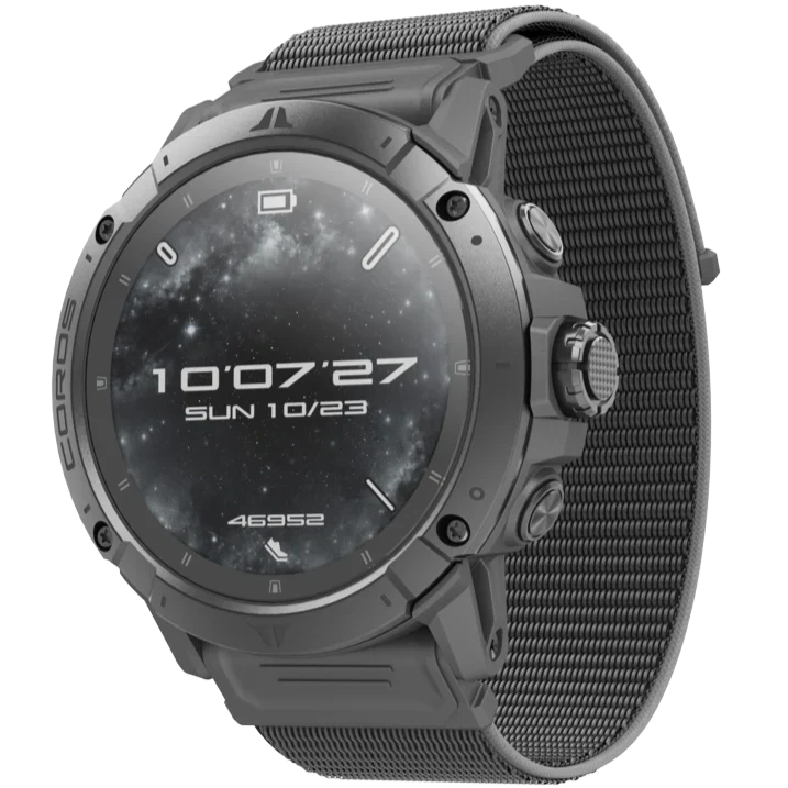 COROS VERTIX 2S GPS adventure watch in Space front view