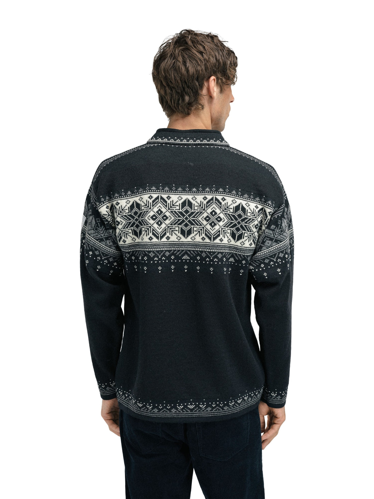 Dale of Norway Blyfjell Sweater Unisex in Black/Smoke/Off White