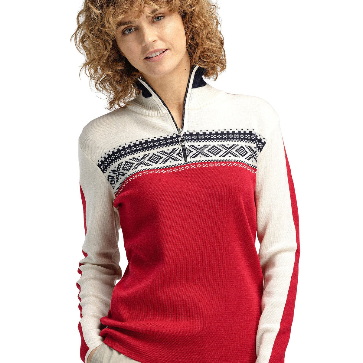 Dale of Norway Dystingen Sweater Women's in Off White/Navy