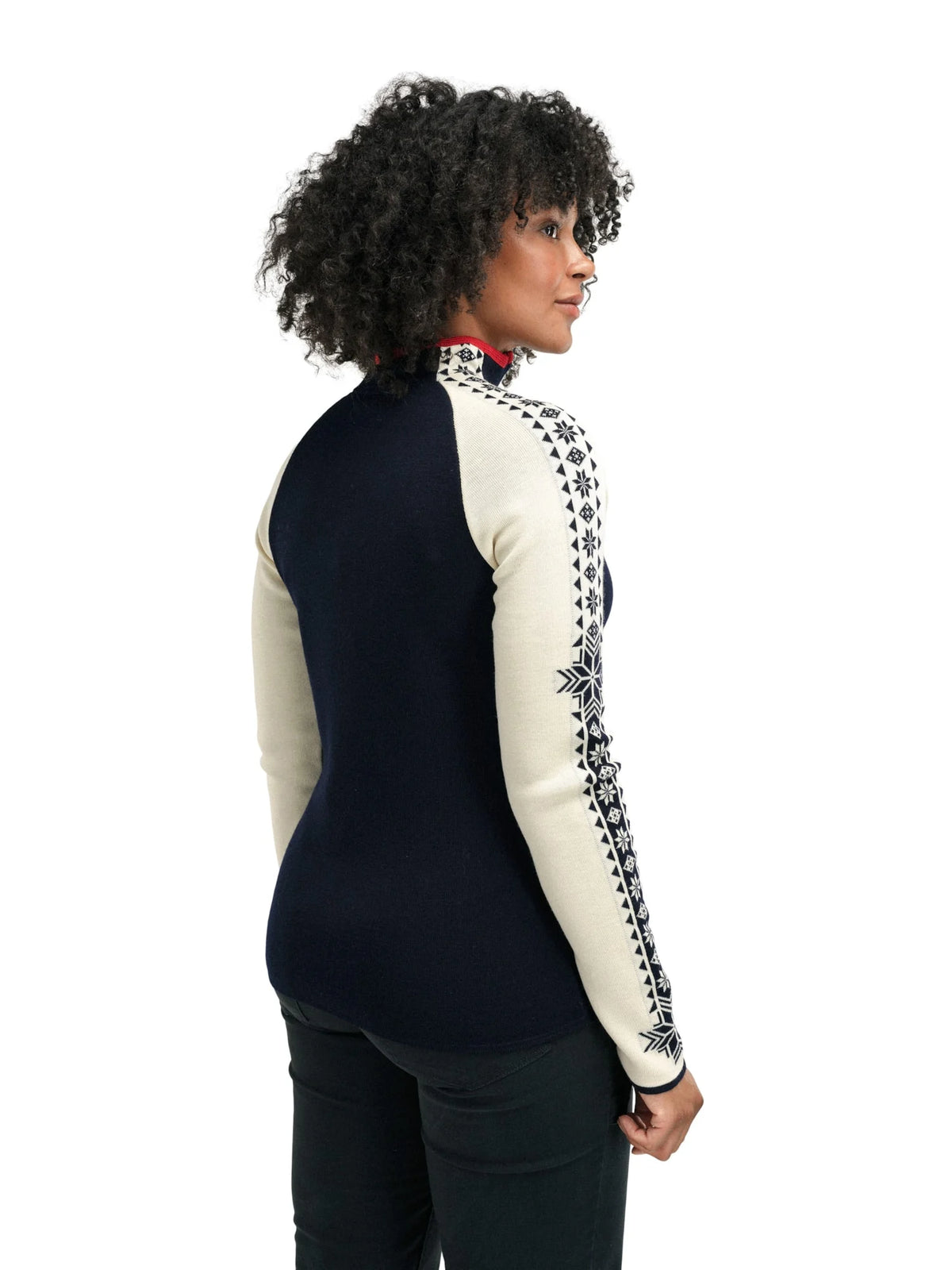 Dale of Norway Geilo Sweater Women's in Navy/Off White/Raspberry product view