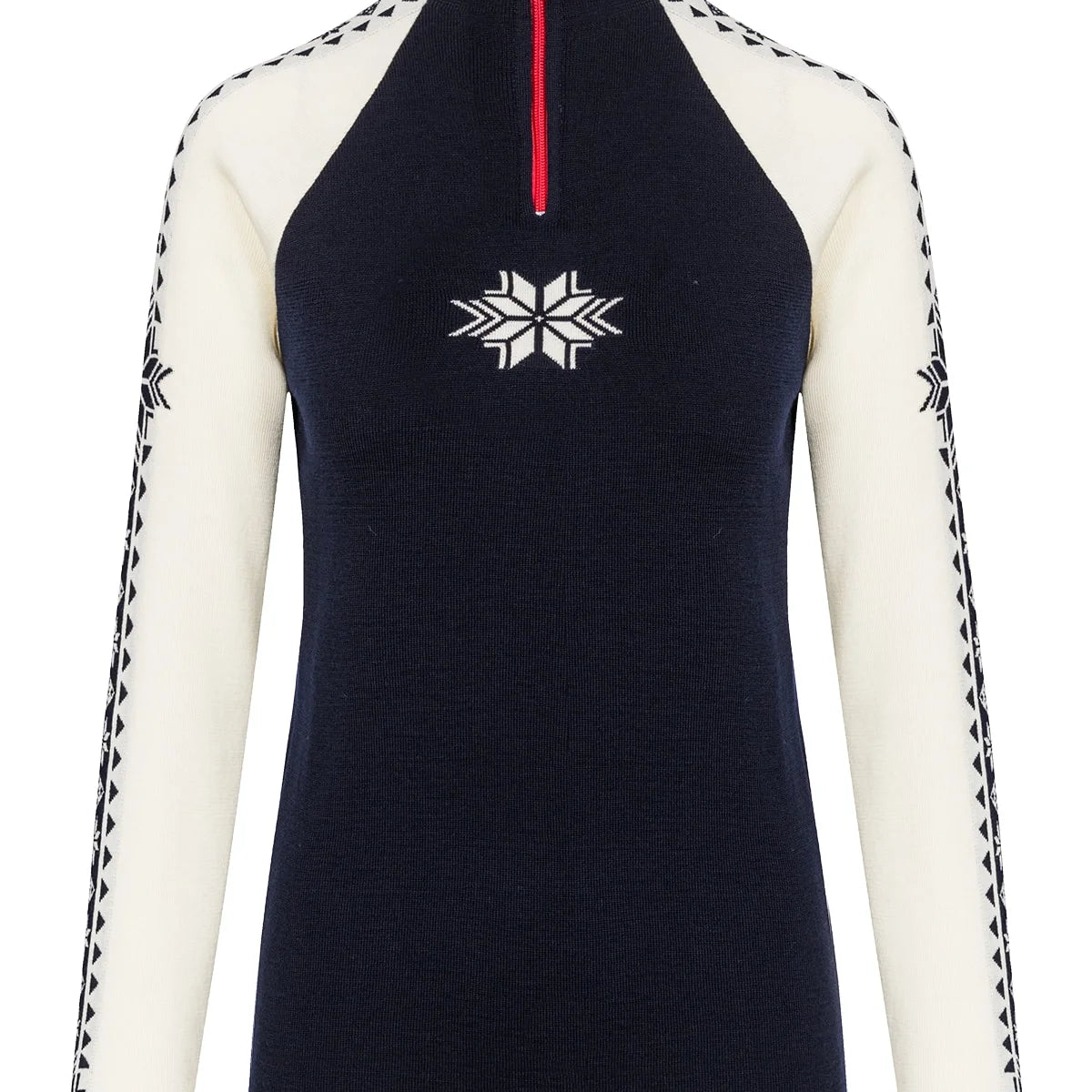 Dale of Norway Geilo Sweater Women's in Navy/Off White/Raspberry product view