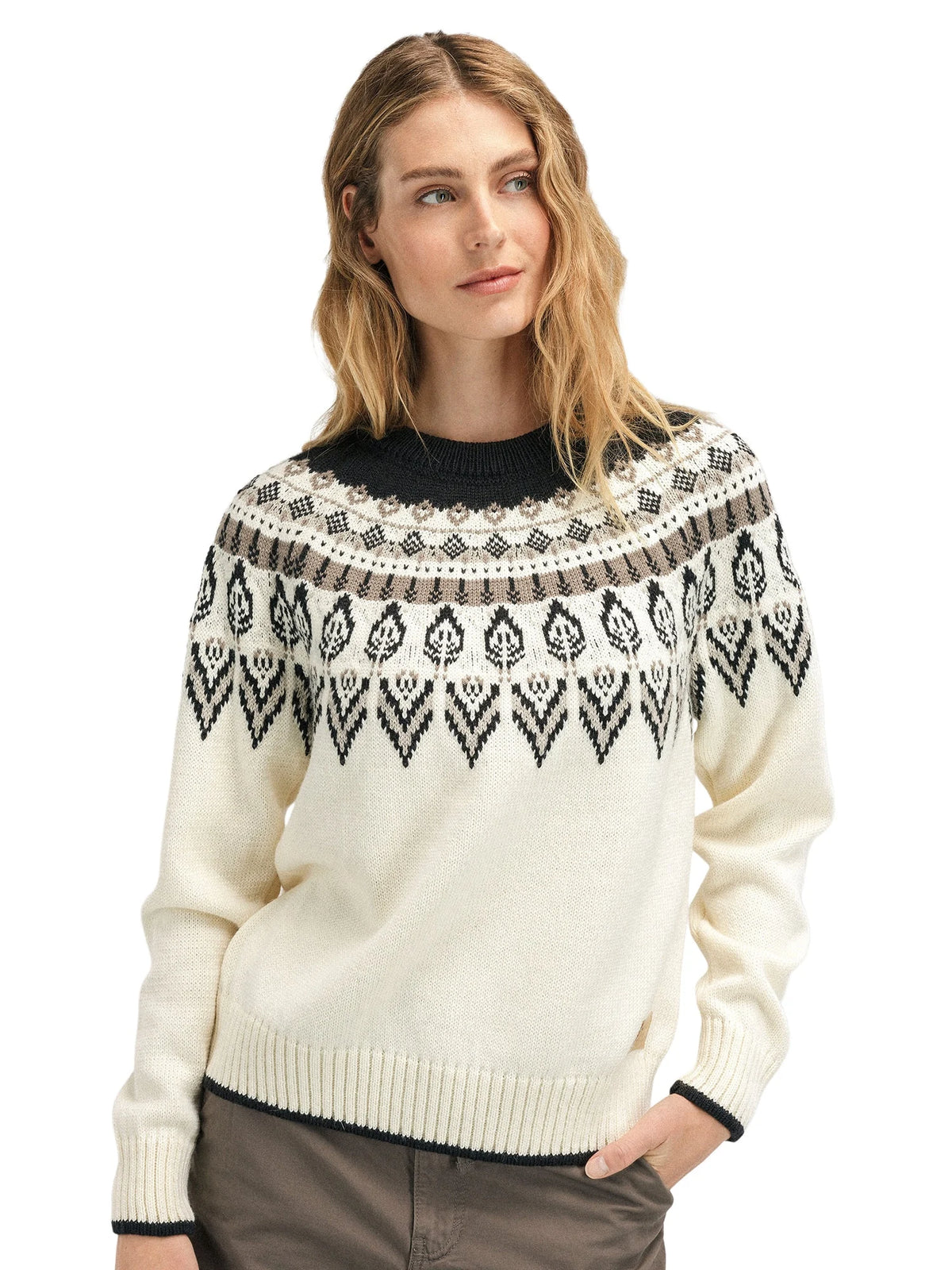 Dale of Norway Sula Sweater Women's Off White/Coffee/Sand