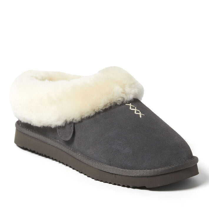 Dearfoams Adelaide Genuine Shearling Clog women's